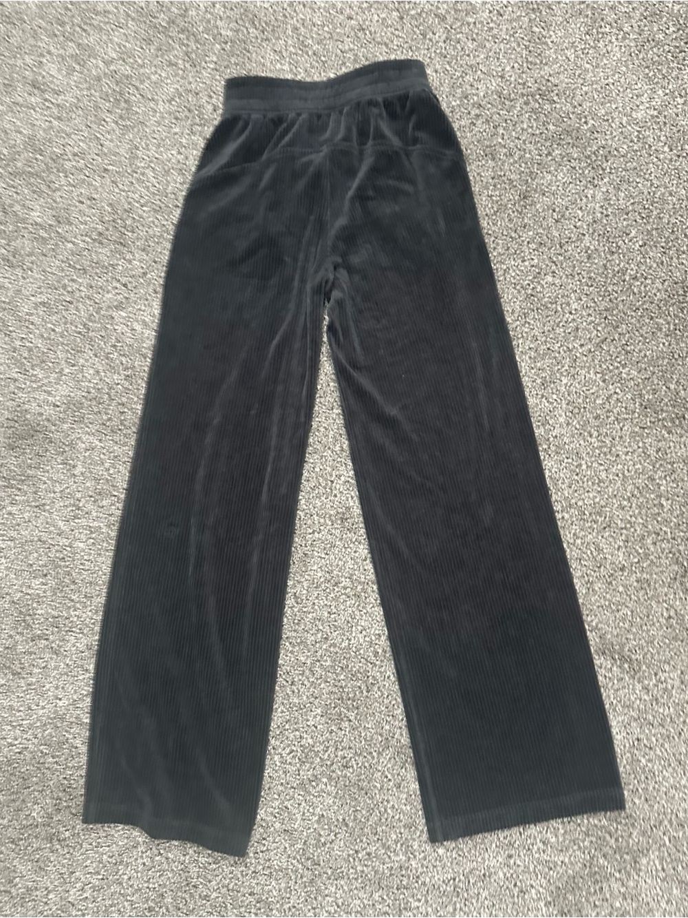lululemon athletica charcoal corduroy Ribbed Wide-Leg Scuba Pants